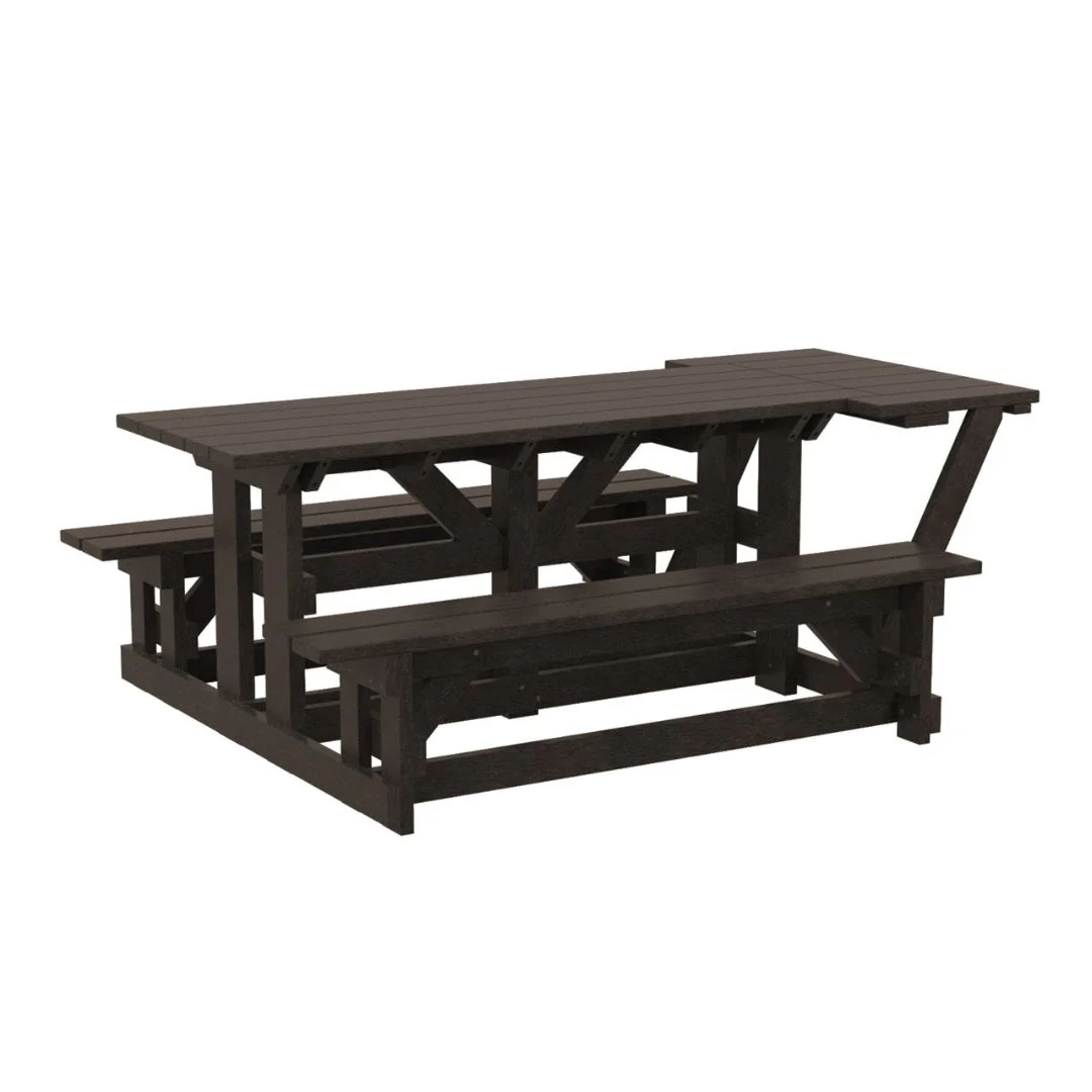 72" Rectangular Picnic Table - Wheelchair Accessible - T52WC - Image 2