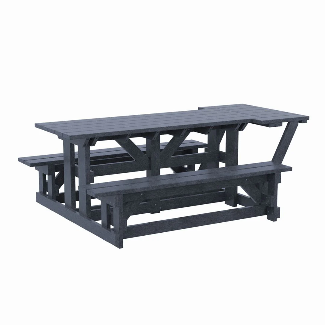 72" Rectangular Picnic Table - Wheelchair Accessible - T52WC - Image 3