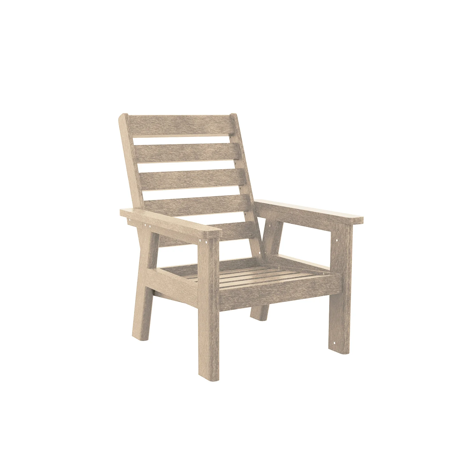 Charleston High Back Arm Chair Frame - DSF291 - Image 2
