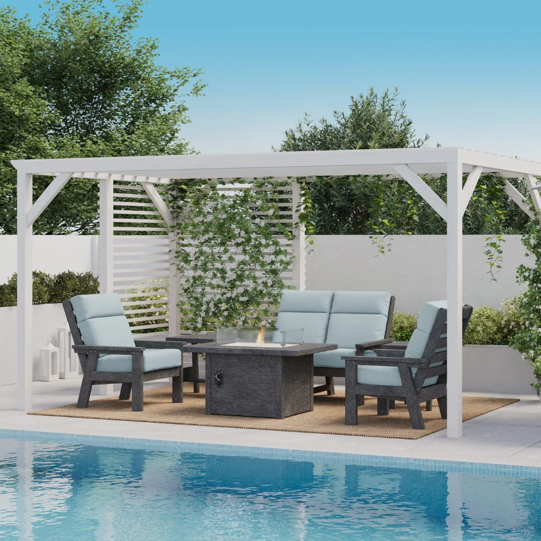 Charleston High Back Loveseat Frame - DSF292 - Image 6