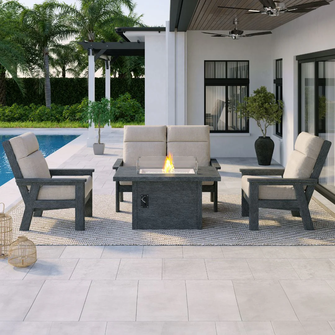 Charleston High Back Loveseat Frame - DSF292 - Image 7