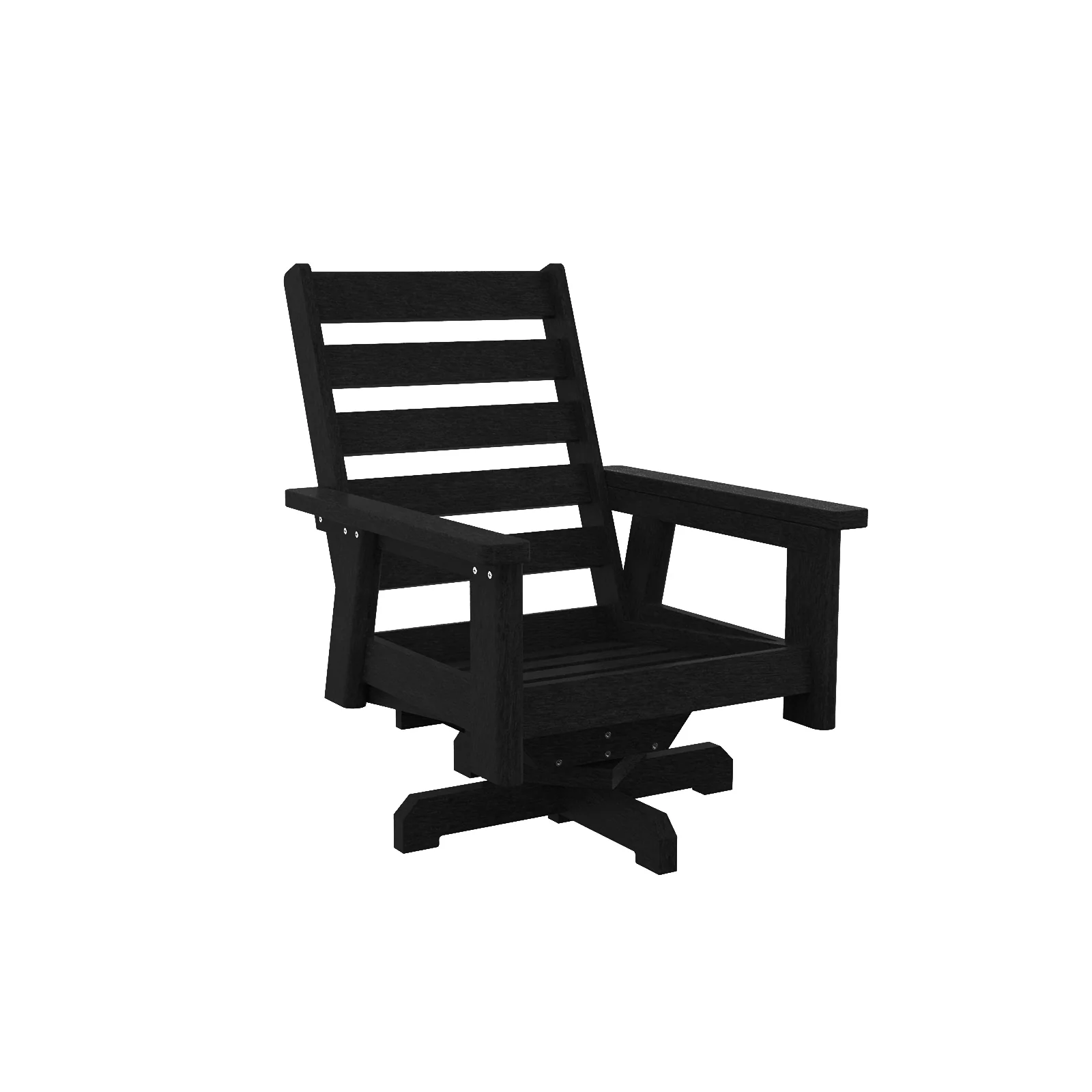 Charleston High Back Swivel Arm Chair Frame - DSF294 - Image 3