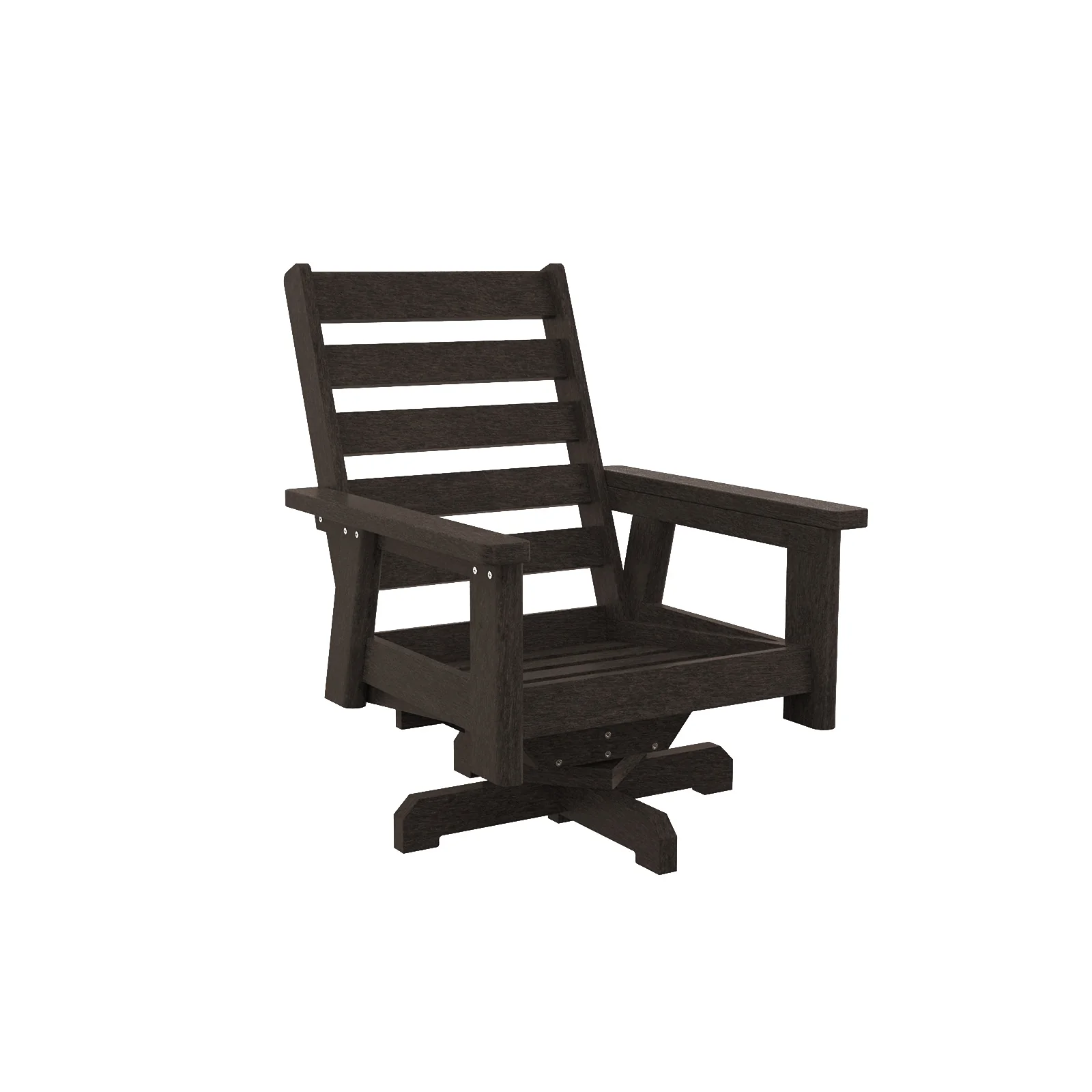 Charleston High Back Swivel Arm Chair Frame - DSF294 - Image 4