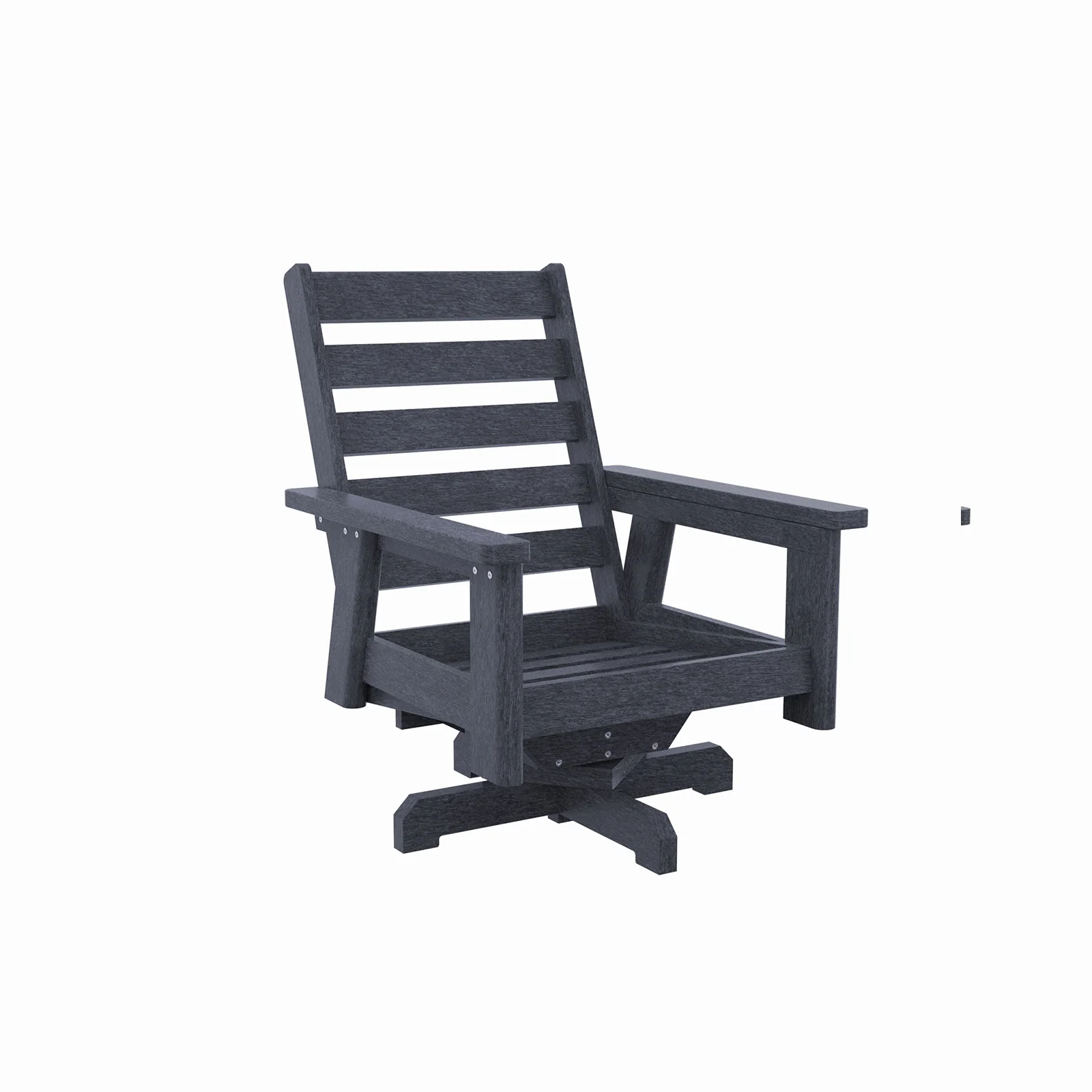 Charleston High Back Swivel Arm Chair Frame - DSF294 - Image 5