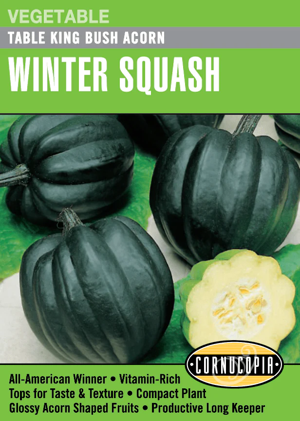 Squash Table King Acorn - Cornucopia Seeds
