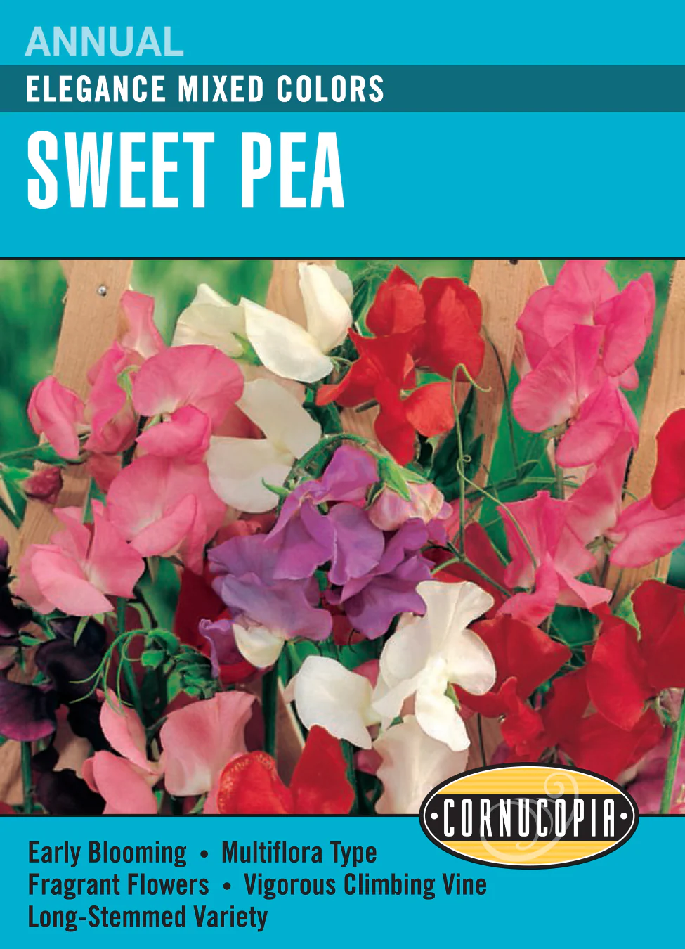 Sweet Pea Elegance Mix - Cornucopia Seeds
