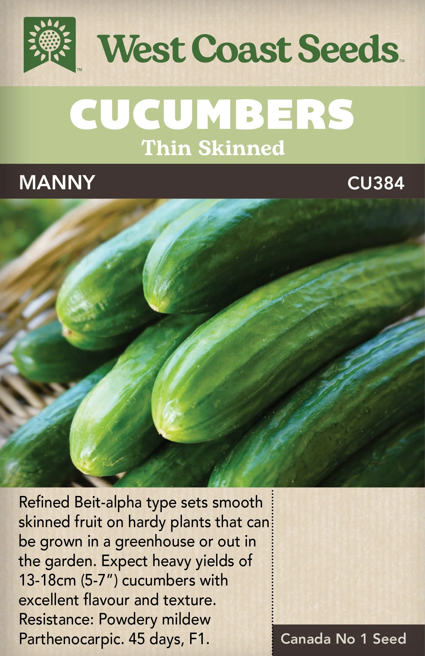 Cucumber Manny - West Coast Seeds
