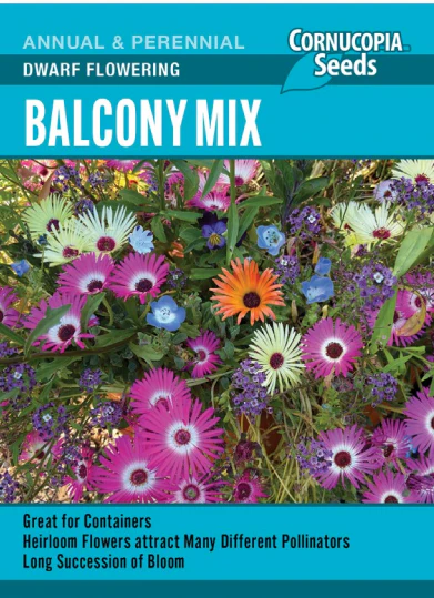 Flower Mix Balcony - Cornucopia Seeds