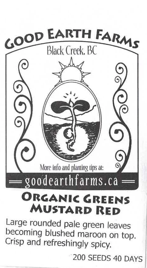 Red Mustard Organic - Good Earth Farms - Image 2