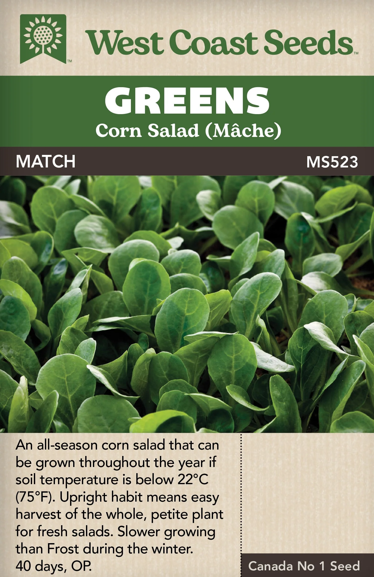 Greens Match - West Coast Seeds