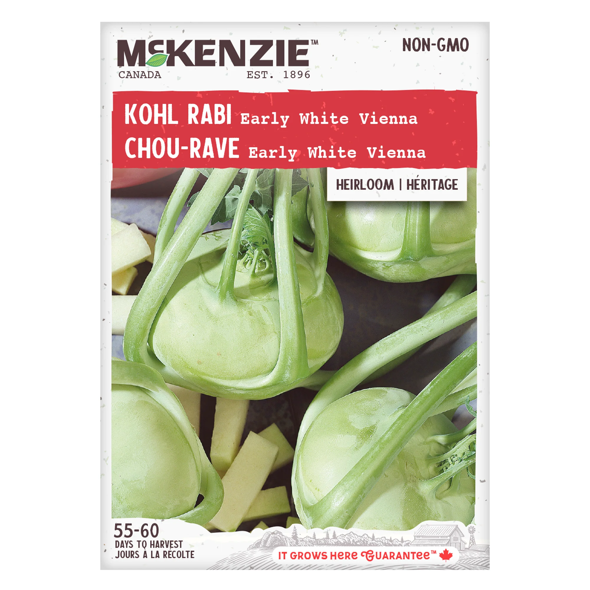 Kohlrabi Early White Vienna - McKenzie Seeds