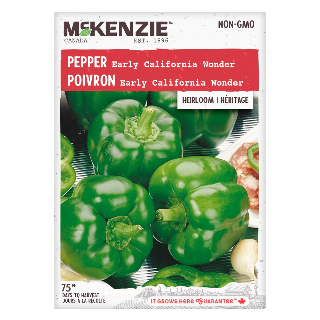 Pepper Early California Wonder - McKenzie Seeds