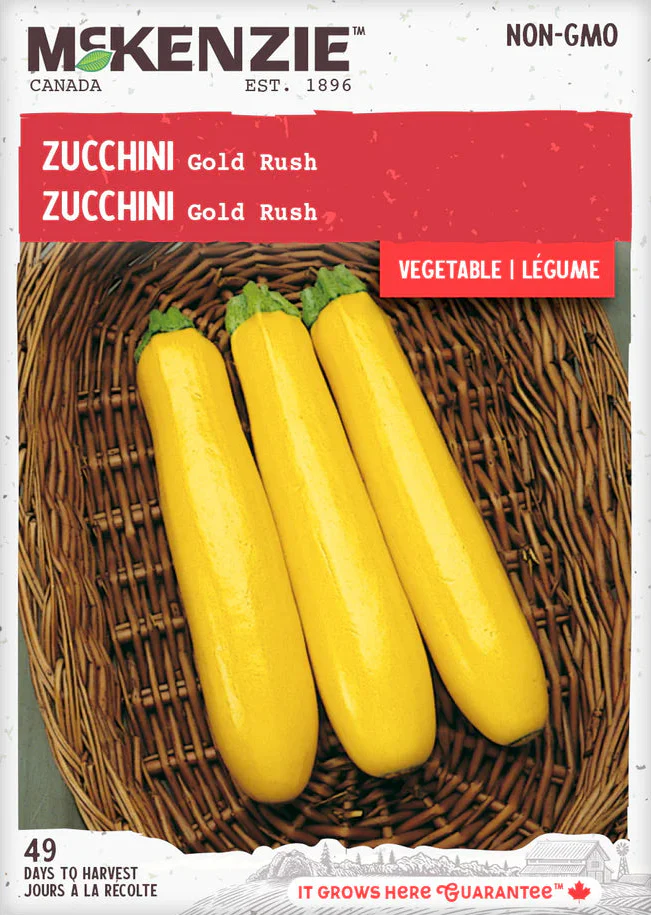 Zucchini Gold Rush - McKenzie Seeds