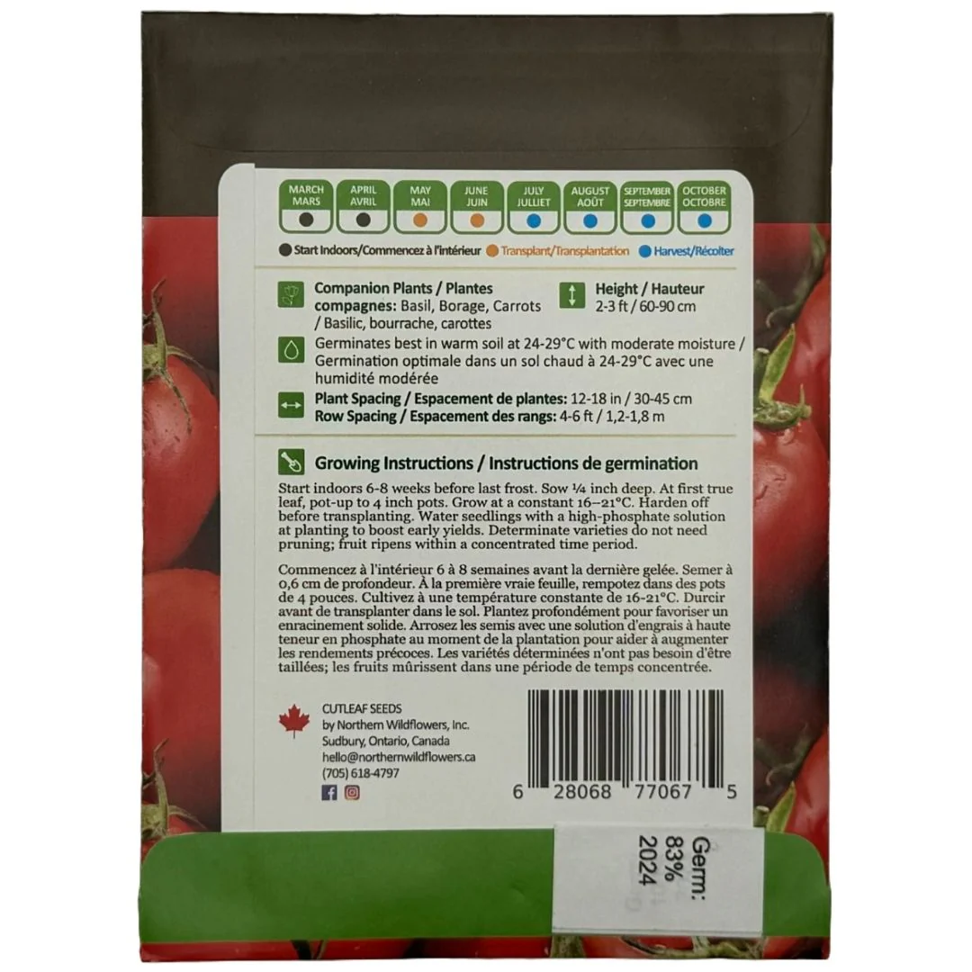 Tomato Centennial Rocket - Northern Wildflowers - Image 2