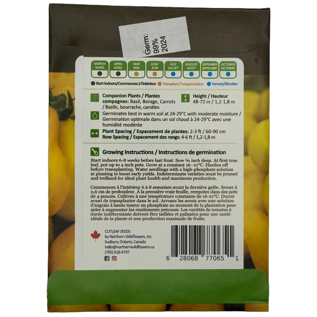 Tomato Yellow Pear - Northern Wildflowers - Image 2