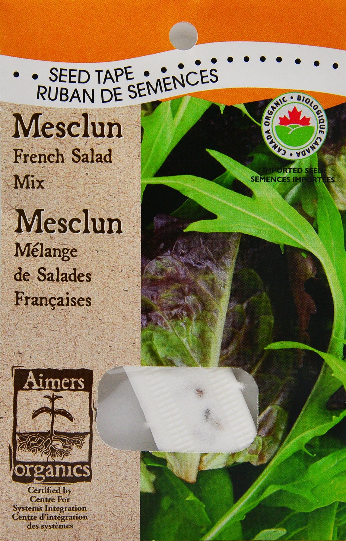 Organic Mesclun - Aimers Seed Tape