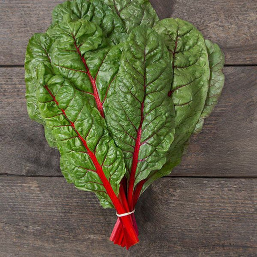 Organic Swiss Chard Rhubarb Supreme - West Coast Seeds - Image 2