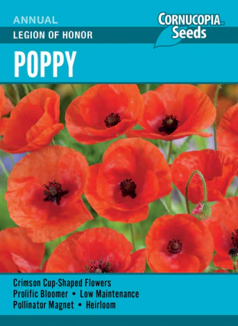 Poppy Legion of Honor - Cornucopia Seeds