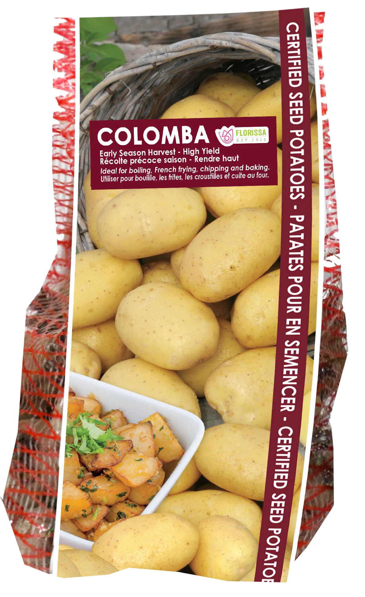 Potato - Colomba, 2kg Mesh Bag