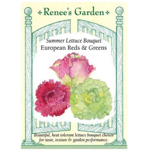 Lettuce European Reds & Greens - Renee's Garden