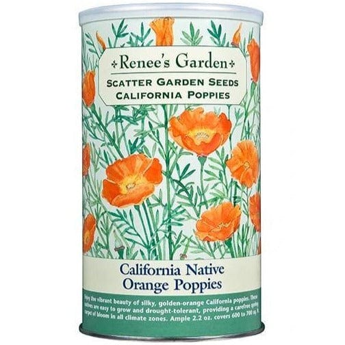 California Poppies Scatter Can - Renee's Garden