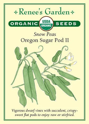 Organic Pea Oregon Sugar Pod II - Renee's Garden