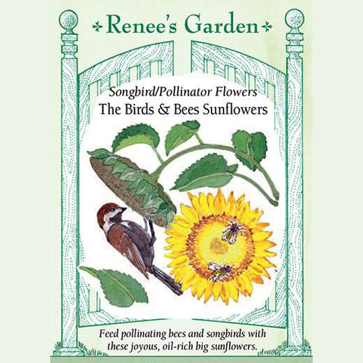 Sunflower The Birds & Bees - Renee's Garden