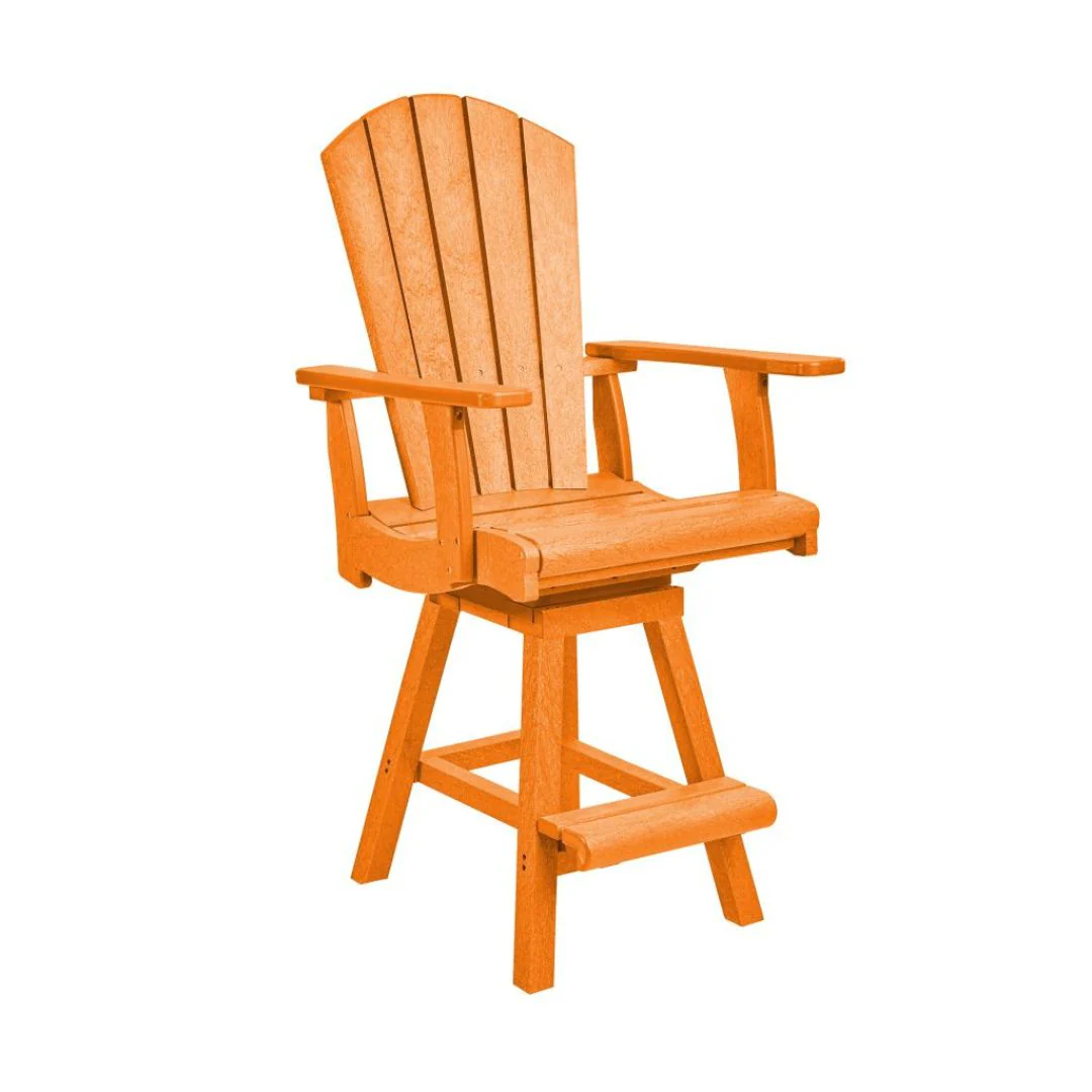 Swivel Counter Arm Chair - C25C - Image 8