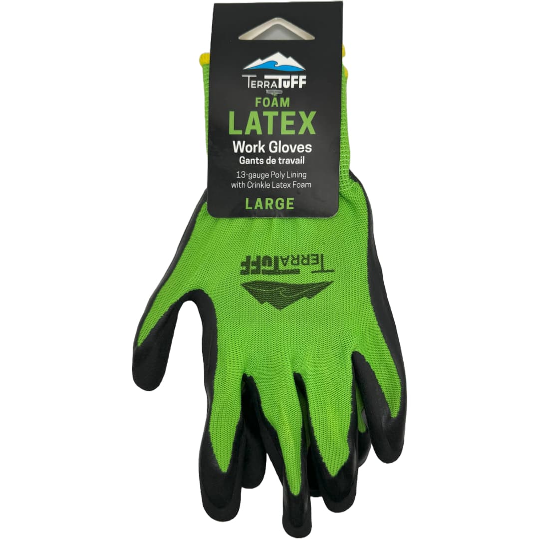 TerraTuff Foam Latex Work Gloves - Image 3