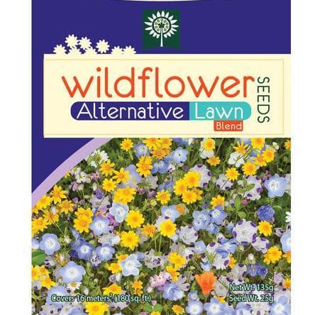 Wildflowers Alternative Lawn Blend Sprinkle Bag - West Coast Seeds
