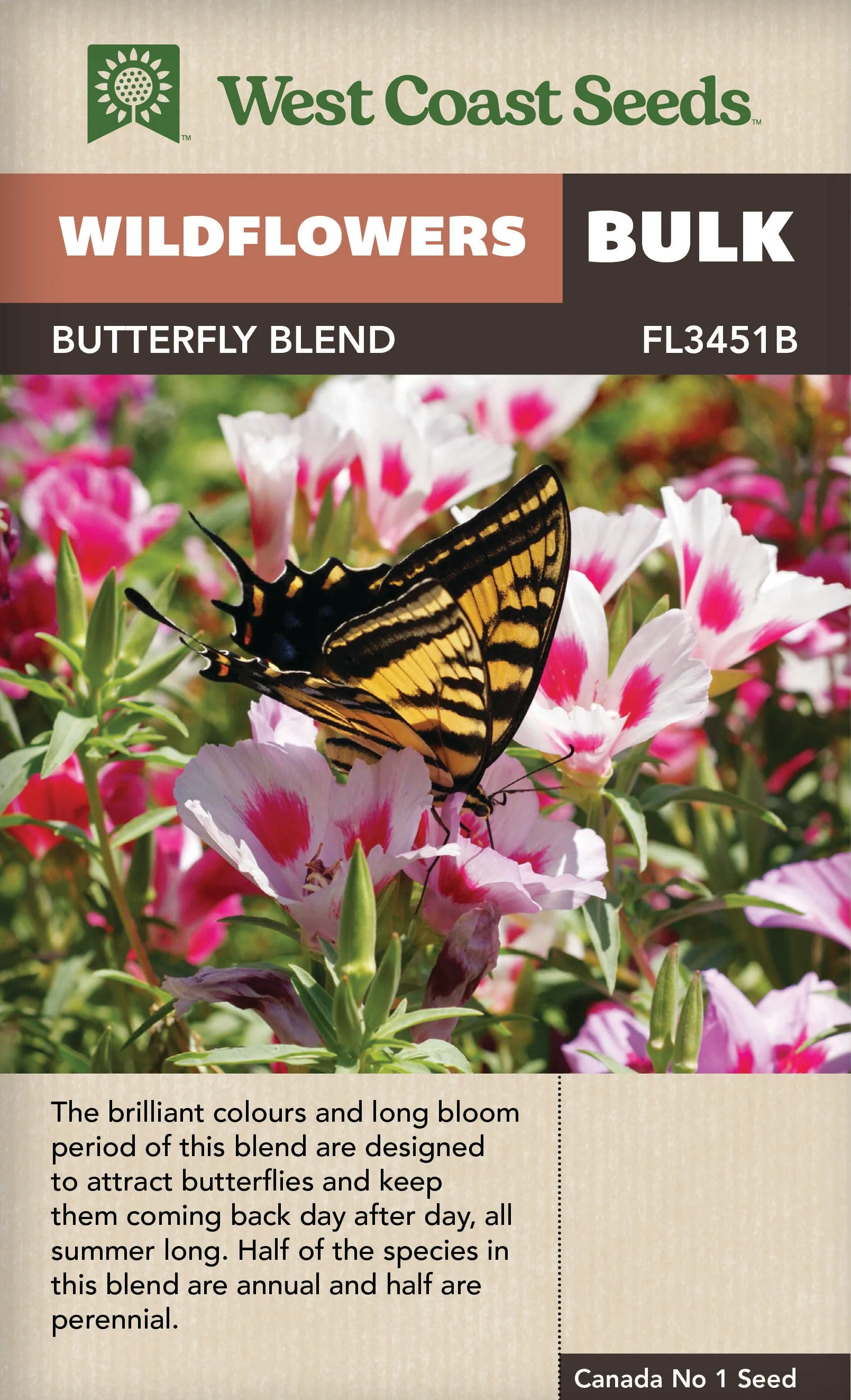 BULK Wildflowers Butterfly Blend - West Coast Seeds